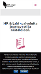 Mobile Screenshot of hrlegalservices.fi